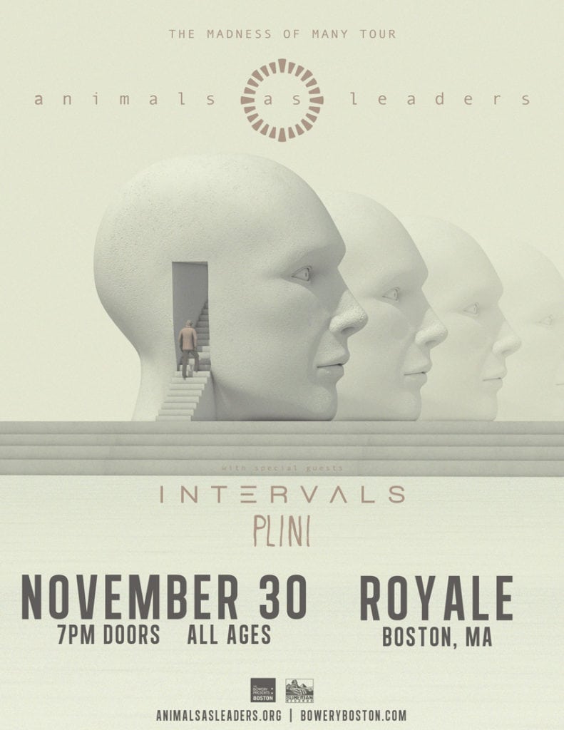 SOLD OUT] Animals As Leaders - Royale Boston