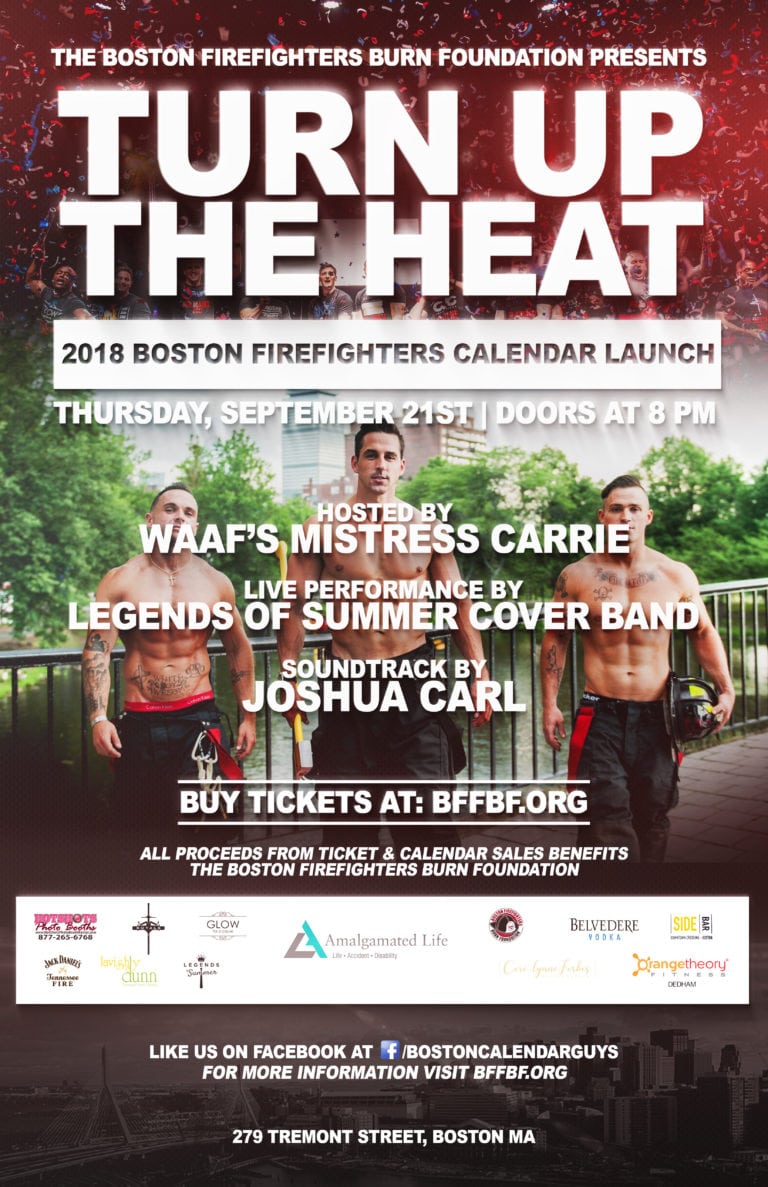 Boston Firefighter 2018 Calendar Launch Royale Boston