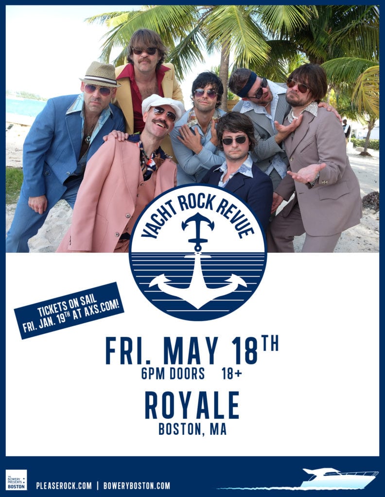 [SOLD OUT] Yacht Rock Revue Royale Boston