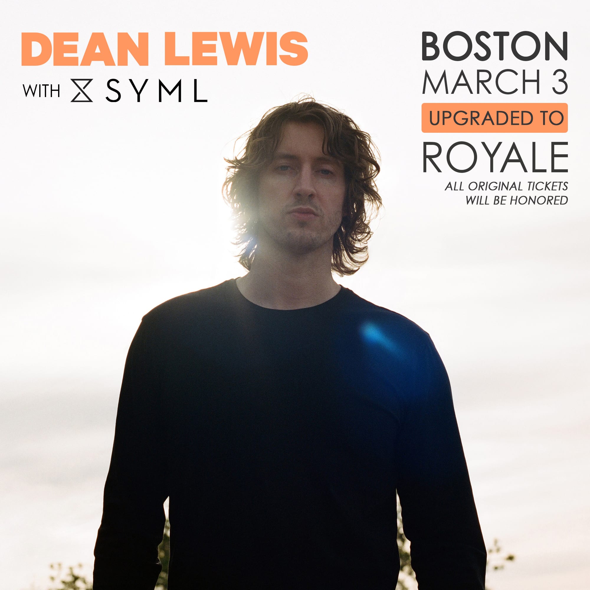 Sold Out Dean Lewis Royale Boston