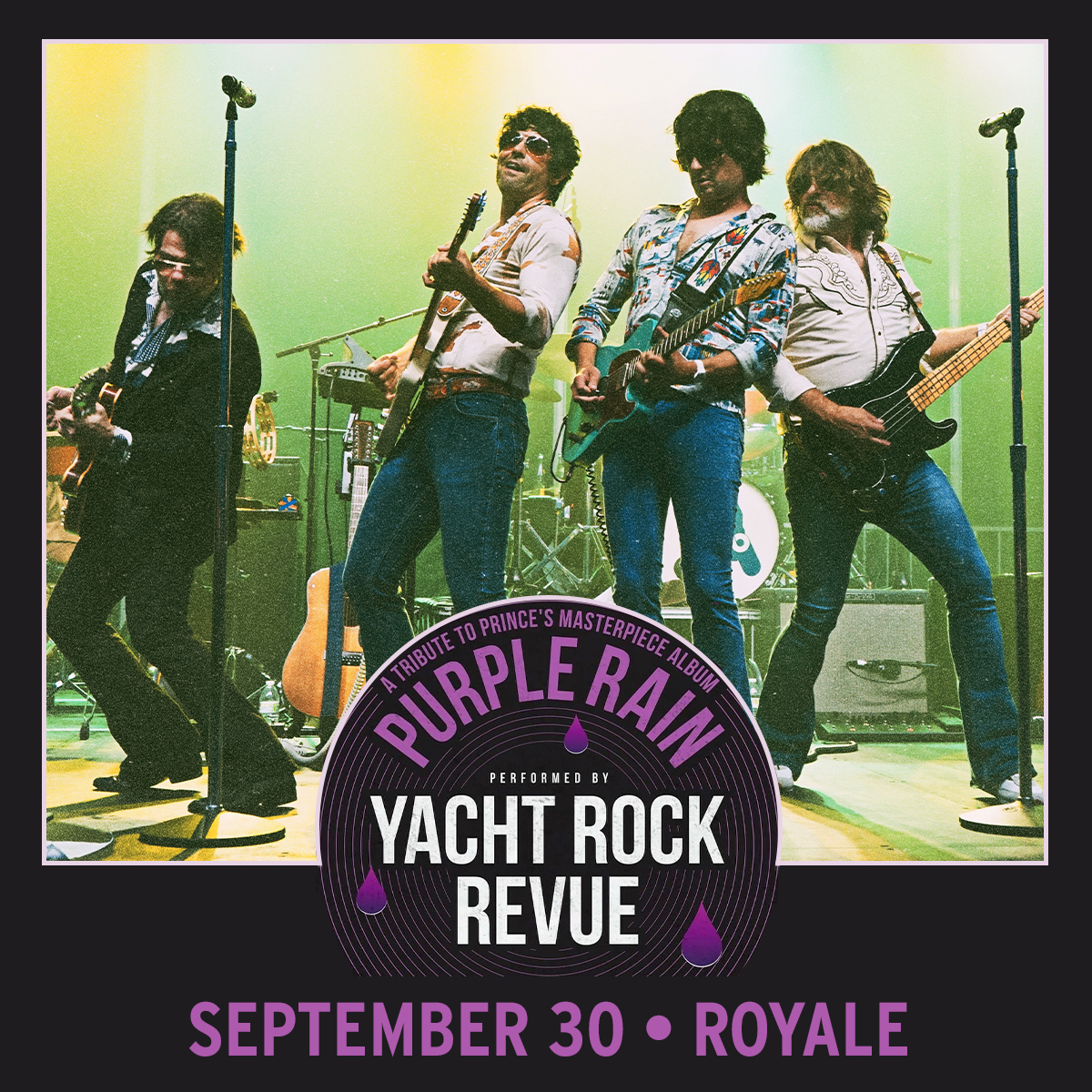 Yacht Rock Revue performs Prince's Purple Rain Royale Boston